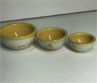 Bearware Pottery Mini Mixing Bowls