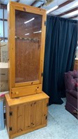 Knotted Pine Gun Cabinet
