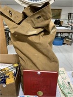 Vintage Fire Fighter Gear; Boots, Jacket,