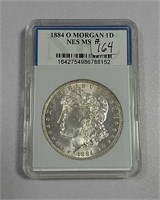 1884-O  Morgan Dollar    MS-63