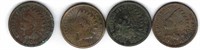 Indian Head Pennies (4)