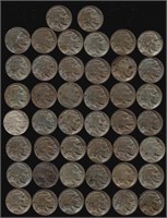 Buffalo Nickels (44 in lot)