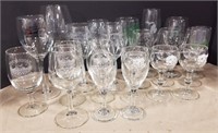 Wine Glasses From Various Wineries