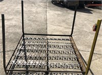 (8) Metal Frame Pallet Stands