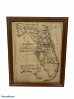 Vintage Map of the State of Florida