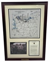 Framed D-Day The Invasion of Normandy 1944 Collage