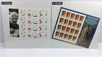 Lot of USPS Sheet Stamps Calder & Bogart