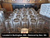 LOT, (32) PINT BEER GLASSES
