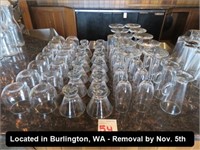 LOT, ASSORTED BAR GLASSES IN THIS SECTION