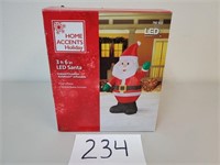Home Accents 3'6" Inflatable LED Santa