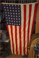 48 STAR US FLAG, OLD GLORY LEXINGTON FLAG SET