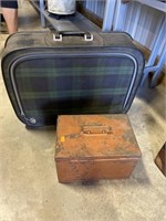 Luggage and metal box