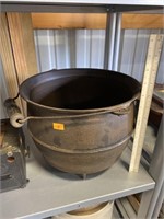 Antique cast iron pot