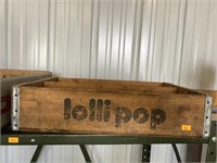 Vintage Lollipop crate