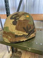 Us helmet with liner and cover
