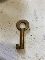 Antique B&O railroad key
