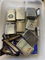 Vintage Zippos and misc