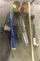 Misc. lot of tools, blades, etc