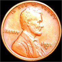 1931-S Lincoln Wheat Penny CLOSELY UNC