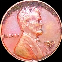 1931-S Lincoln Wheat Penny CLOSELY UNCIRCULATED