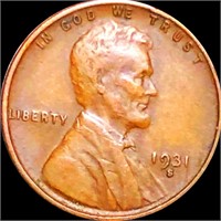 1931-S Lincoln Wheat Penny CLOSELY UNCIRCULATED