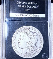1897 Morgan Silver Dollar PCS - GENUINE