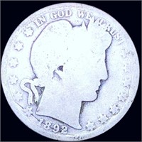 1892-O Barber Half Dollar NICELY CIRCULATED