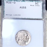 1925-D Buffalo Head Nickel PCI - AU55