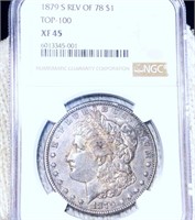 1879-S Rev '78 Morgan Silver Dollar NGC - XF45