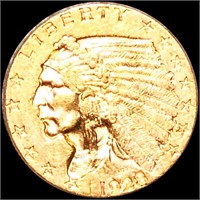 1928 $2.50 Gold Quarter Eagle CLOSELY UNC