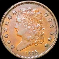 1835 Classic Head Half Cent CLOSELY UNCIRCULATED