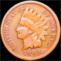 1909-S Indian Head Penny NICELY CIRCULATED