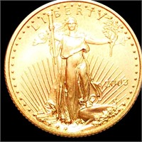2003 $10 Gold Eagle UNCIRCULATED