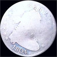 1804 Draped Bust Quarter NICELY CIRCULATED