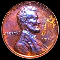 1942 Lincoln Wheat Penny CHOICE PROOF