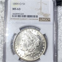1899-O Morgan Silver Dollar NGC - MS63