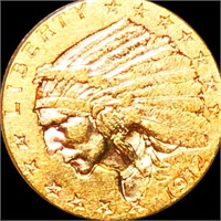 1912 $2.50 Gold Quarter Eagle CLOSELY UNC