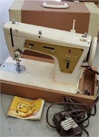 Vintage Singer model 237 White portable sewing