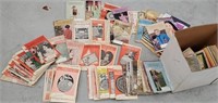 Large box of workbasket magazines from the 1940s