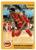 Akeem (Hakeem) Olajuwon, 1984-85 Star Rookie Card