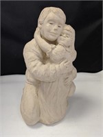 Father Daughter Statue 12"