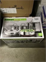 1 CTN CUISINART 10PC COOKWARE SET