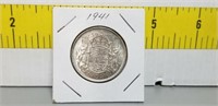 1941 Canada Silver 50 Cent