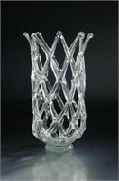 Diamond Star Glass Floor Vase