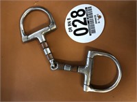Tag #28 Copper Roller D-Ring Snaffle 5" Mouth