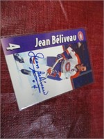 ORIGINAL SHOW SIGNING JEAN BELIVEAU HOCKEY AUTOGRD