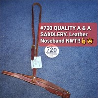 Tag #720 - NWT Quality Leather Noseband