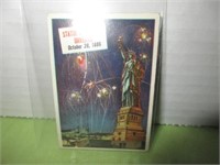 I1954 STATUE OF LIBERTY TOPPS SCOOP CARD