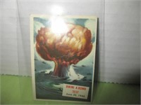1954 A-BOMB TEST TOPPS SCOOP CARD