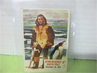 1954 BYRD REACHES SOUTH POLE TOPPS SCOOP CARD